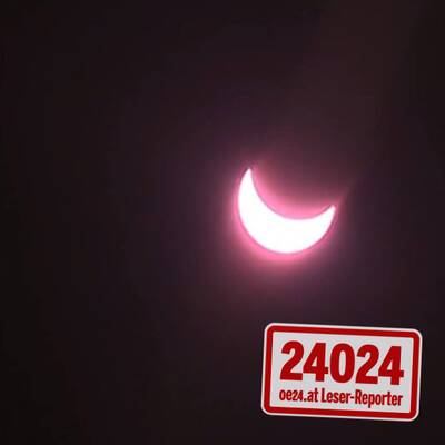 So sehen oe24-Leser die Sonnenfinsternis