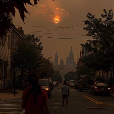 Sonnenfinsternis 2024 Nordamerika