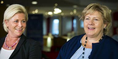 Erna Solberg, Siv Jensen