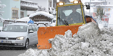 Wintereinbruch in Österreich