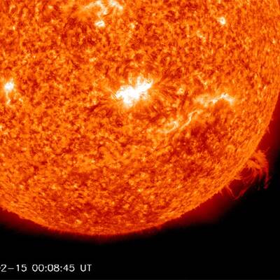 Größte Sonneneruption seit vier Jahren