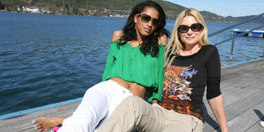 Sonnenschein bevor Gewitter aufziehen