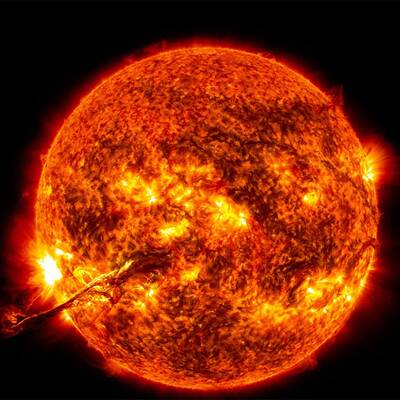 Sensationelle Bilder einer Sonneneruption