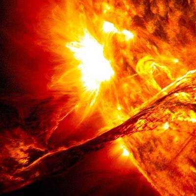 Sensationelle Bilder einer Sonneneruption