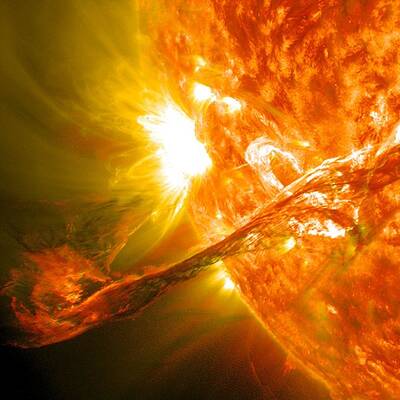 Sensationelle Bilder einer Sonneneruption