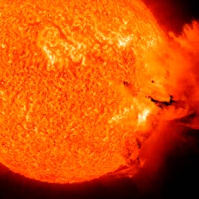 Gewaltige Eruption auf der Sonne