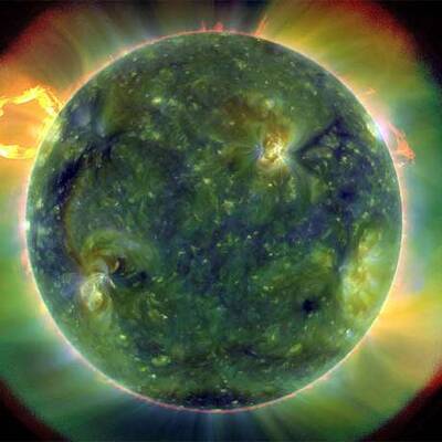 Atemberaubende Aufnahmen der Sonne