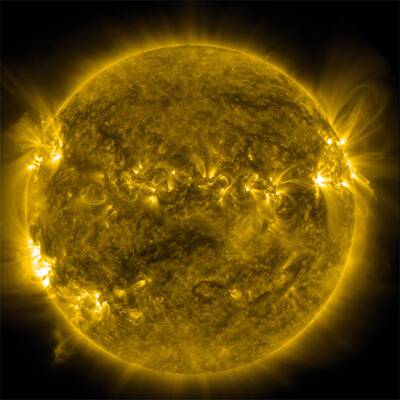 So haben sie die Sonne noch nie gesehen