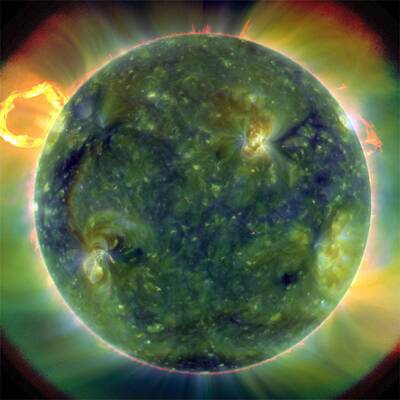 So haben sie die Sonne noch nie gesehen