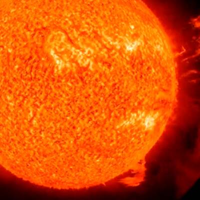 Gewaltige Eruption auf der Sonne