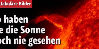 Atemberaubende Bilder von der Sonne