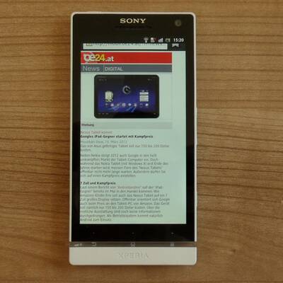 Test: Sony Xperia S