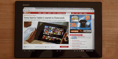 Sony Xperia Tablet Z im großen Test