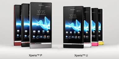 Sony stellt Xperia P und U vor