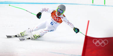 Schneefall zum Super-G am Sonntag