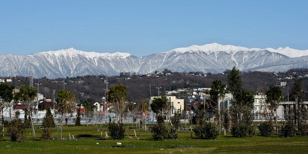 Winterspiele unter Palmen