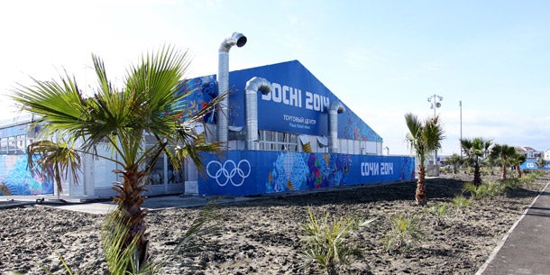 Winterspiele unter Palmen