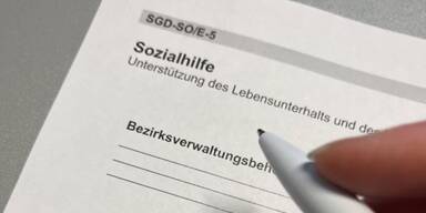 Sozialhilfe zum Einkommen.