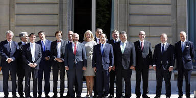 Faymann bei Sozialisten-Spitzentreffen