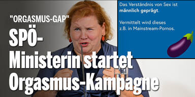 SPÖ-Ministerium sorgt sich um Orgasmus der Österreicherinnen und Österreicher