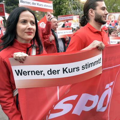 SPÖ-Aufmarsch am 1. Mai