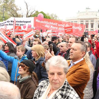 SPÖ-Aufmarsch am 1. Mai