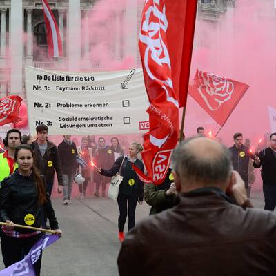 SPÖ-Aufmarsch am 1. Mai