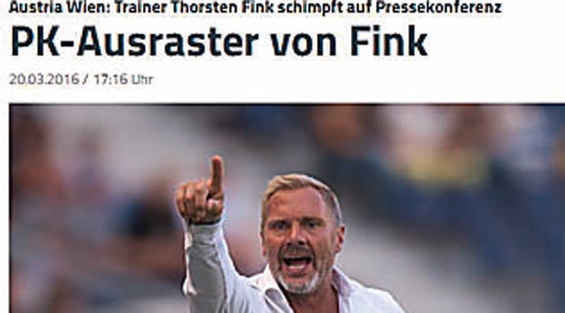 Mega-Wirbel nach Finks Auszucker