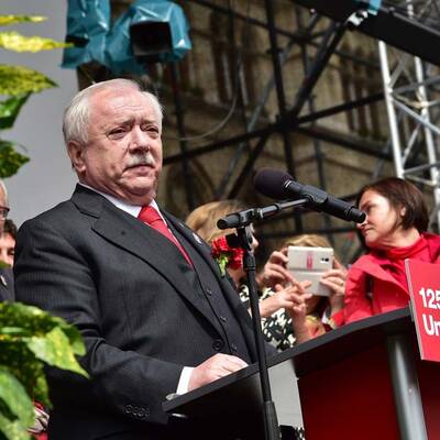 Maiaufmarsch der SPÖ in Wien 