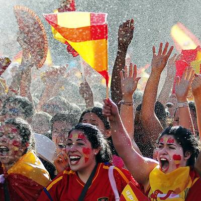 So feierte Spanien