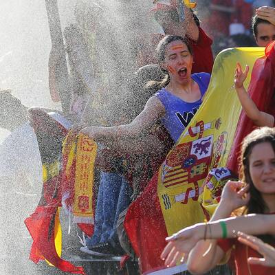So feierte Spanien