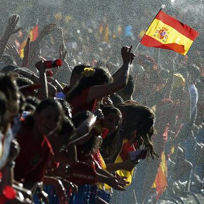So feierte Spanien