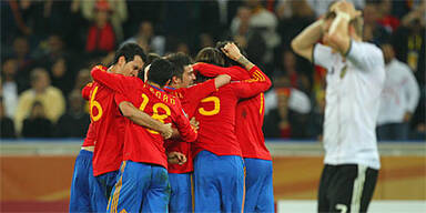 Spanien schmeißt Deutschland raus