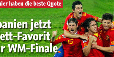 Spanien im Finale Wettfavorit