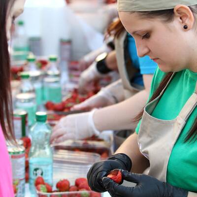 Obstsalat-Weltrekord in Wien