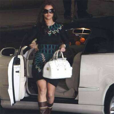 Britneys Ankunft vor Gericht