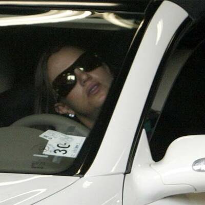 Britneys Ankunft vor Gericht