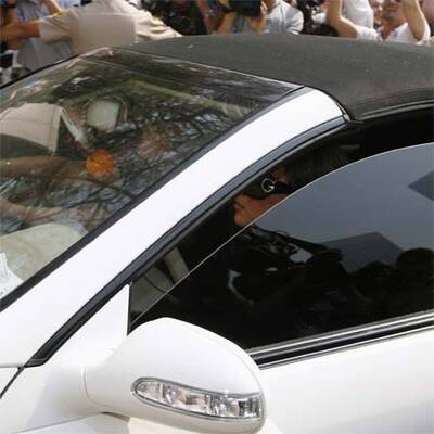 Britneys Ankunft vor Gericht