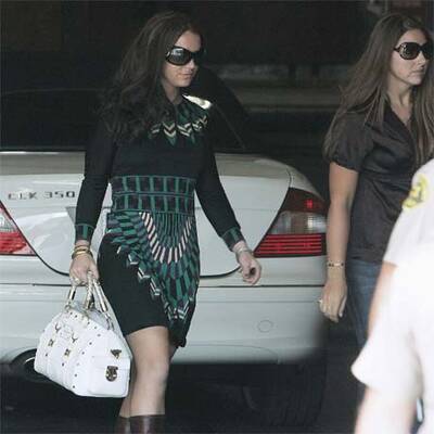 Britneys Ankunft vor Gericht