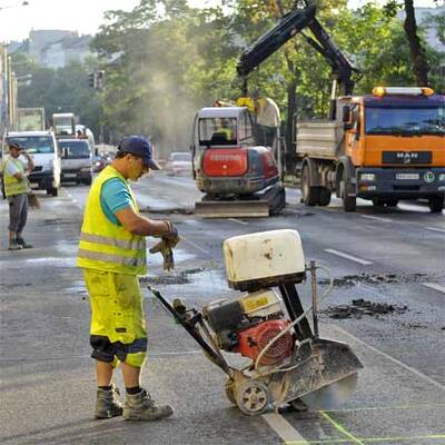 Verkehrschaos am Wiener Gürtel