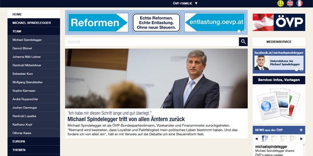 Mitterlehner ist neuer ÖVP-Chef