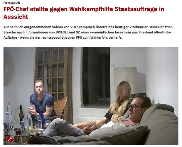 Skandal-Video von Strache: Vizekanzler vor dem Aus