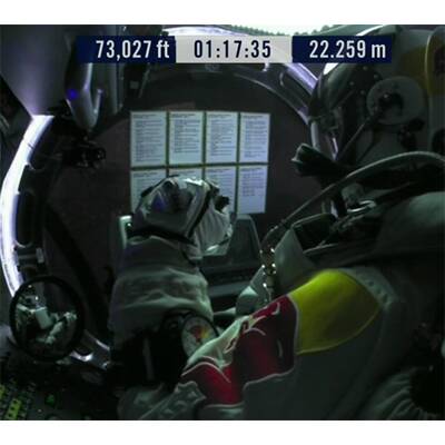 Die Bilder vom Stratos-Jump