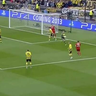  Bayern gegen Dortmund. Das Finale der Champions League in Wembley.