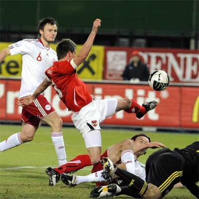 Österreich - Dänemark 2:1