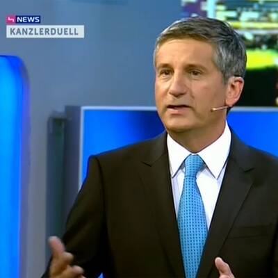  Das erste TV-Duell in Bildern