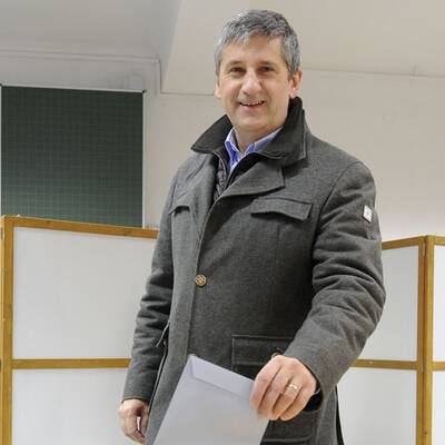 Der Vizekanzler wählte in Hinterbrühl.