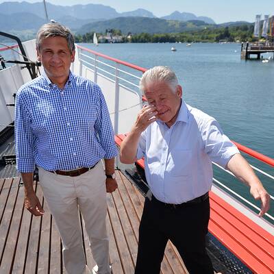 Die ÖVP-Sommertour 2013 startete die ÖVP-Spitze mit einer Wanderung.