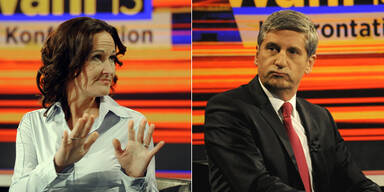 TV-Duell: Glawischnig vs. Spindelegger