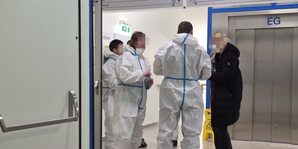 Säure-Attacke in Krankenhaus